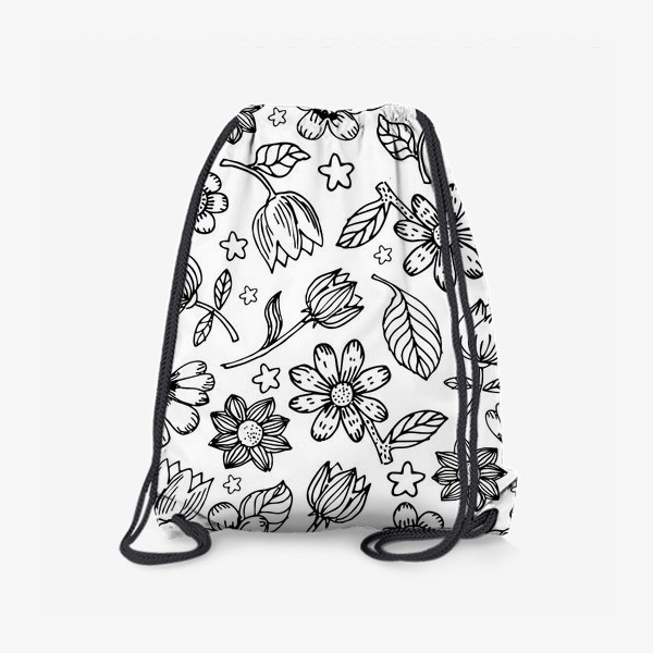 Рюкзак «Легкий цветочный узор»