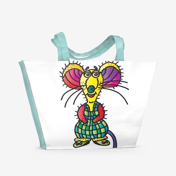Пляжная сумка «Год Мыши 2020 от Виктории Дерегус_14»
