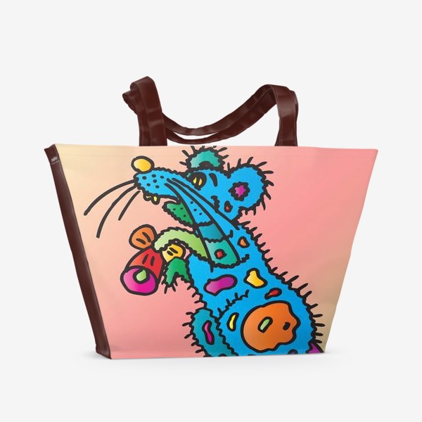 Пляжная сумка «Год Мыши 2020 от Виктории Дерегус_01»