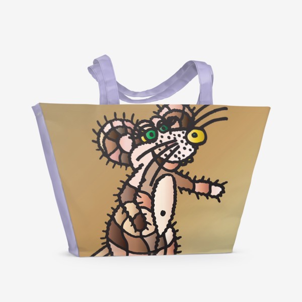 Пляжная сумка «Год Мыши 2020 от Виктории Дерегус_02»