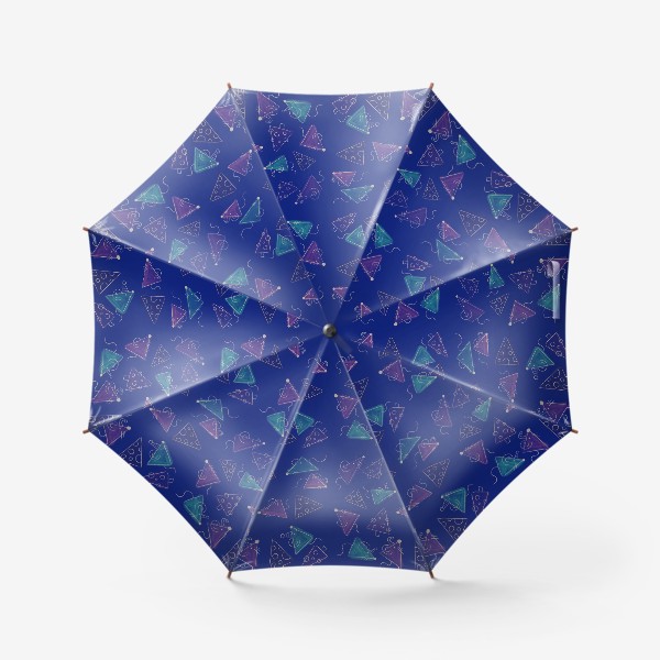 Зонт «новогодняя мышиная вечеринка»