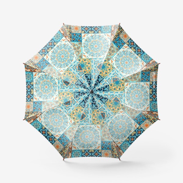 Зонт «Декоративные мотивы в стиле пэчворк. »