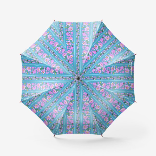 Зонт &laquo;орнамент из лотосов&raquo;