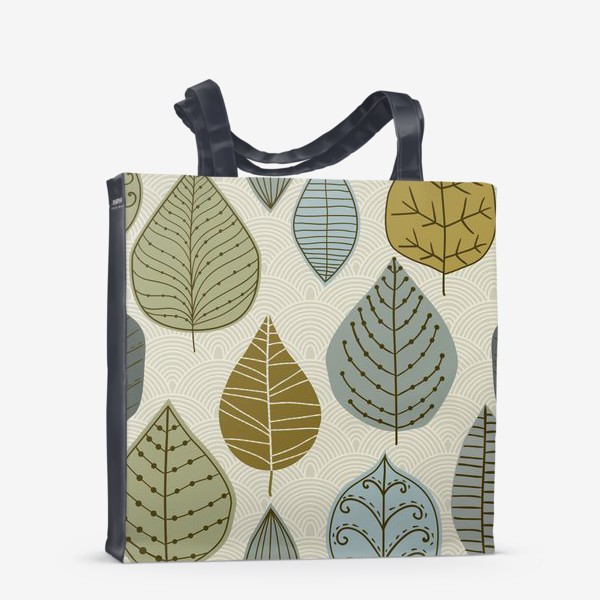 Сумка-шоппер «Красивые ажурные листья»
