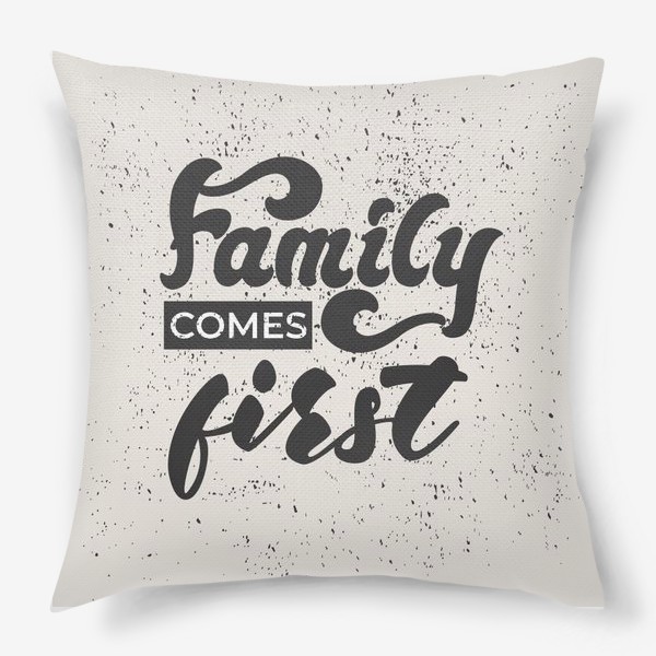 Подушка «Family poster»