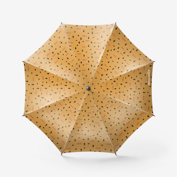 Зонт «Паттерн с племенными узорами»