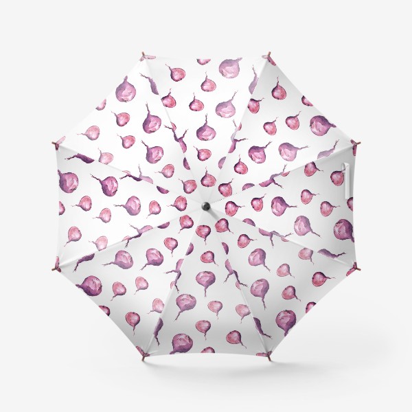 Зонт «Паттерн со свеклами»