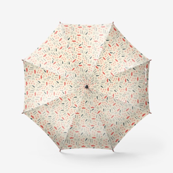 Зонт &laquo;Паттерн с цветочными элементами&raquo;