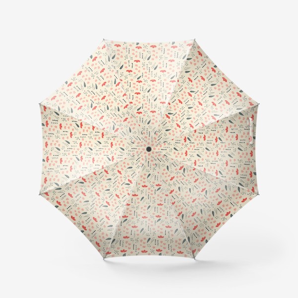 Зонт &laquo;Паттерн с цветочными элементами&raquo;