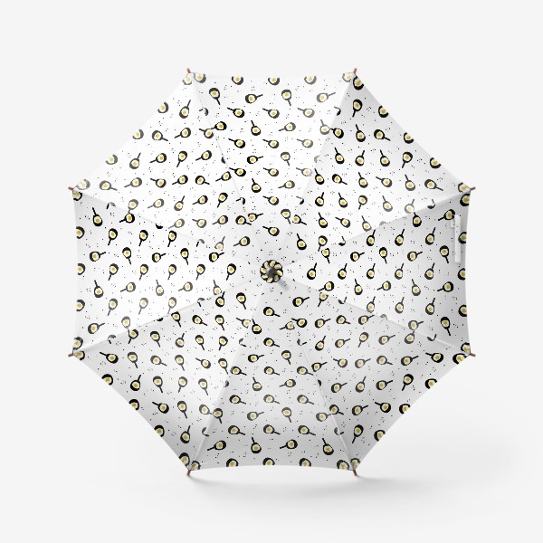 Зонт «Паттерн с яичницами на скороводе»