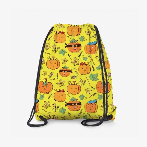 Рюкзак «тыквы на желтом»