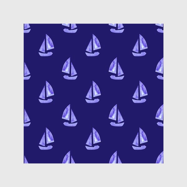 Шторы &laquo;кораблики на синем. морской паттерн. подарок для мальчиков&raquo;