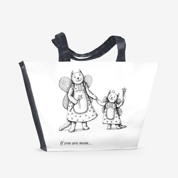 Пляжная сумка «если ты мама...»