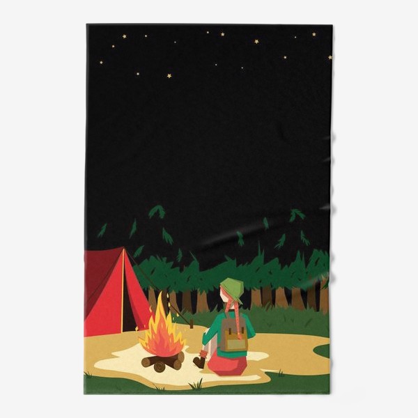 Полотенце «Ночевка в лесу»