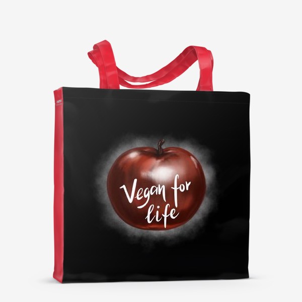 Сумка-шоппер «Веган для жизни. Vegan for Life»