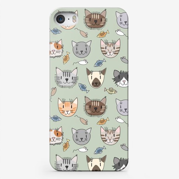 Чехол iPhone «Кошки мышки»