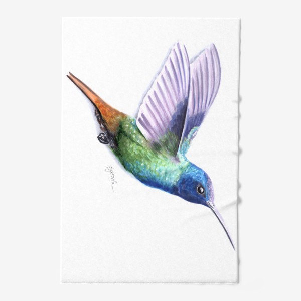 Полотенце «Птица колибри»