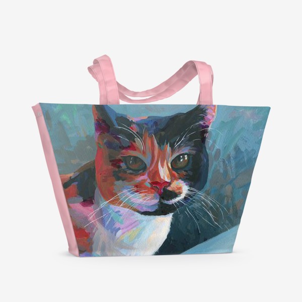 Пляжная сумка «Bright cat»