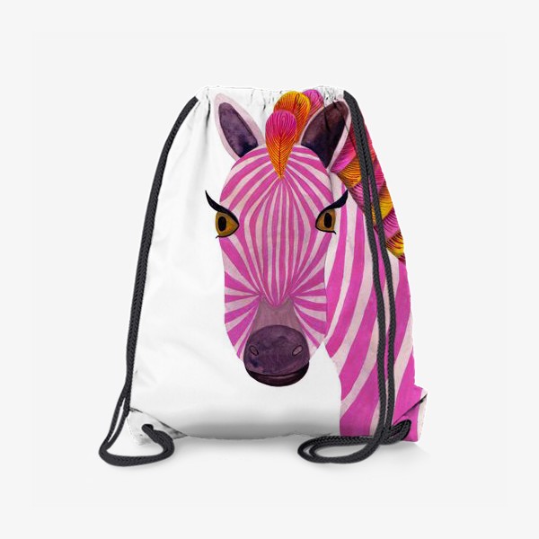 Рюкзак «Розовая зебра»