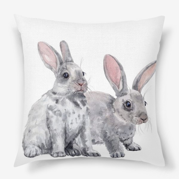 Подушка «2 кролика»