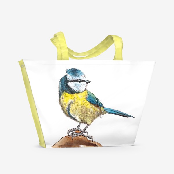 Пляжная сумка &laquo;Птичка-синичка&raquo;