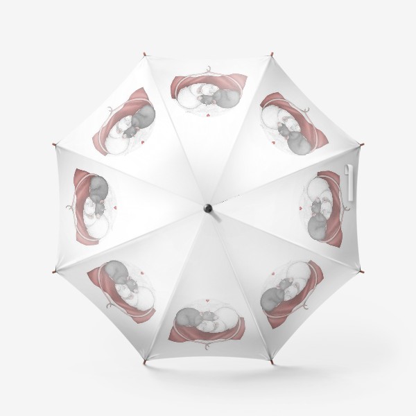 Зонт «Влюбленные крыски »