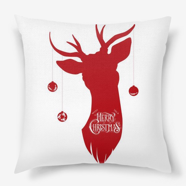 Подушка «Рождественский декор»
