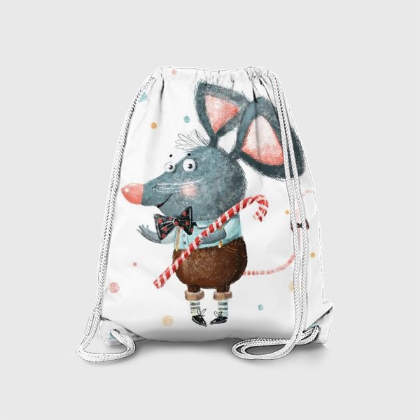 Рюкзак «Милая крыса - подарок на Новый год, символ 2020»