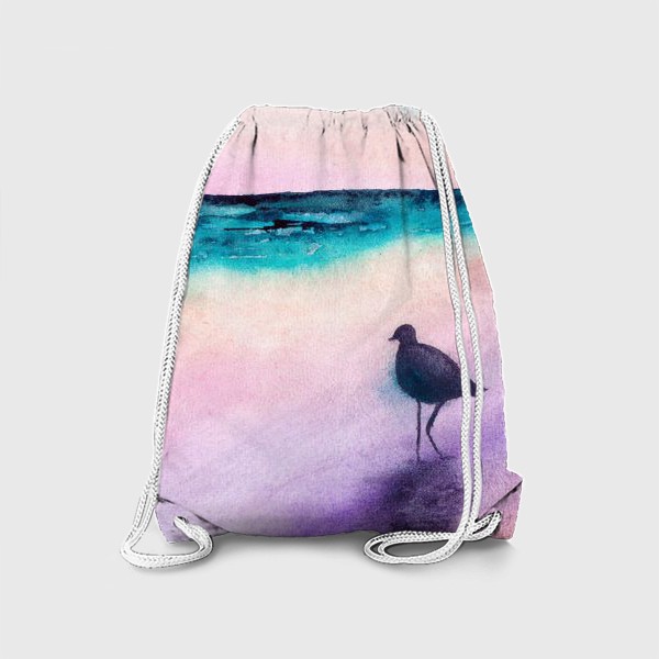 Рюкзак «Чайка на море на закате»