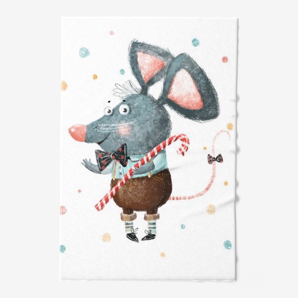 Полотенце &laquo;Милая крыса - подарок на Новый год, символ 2020&raquo;