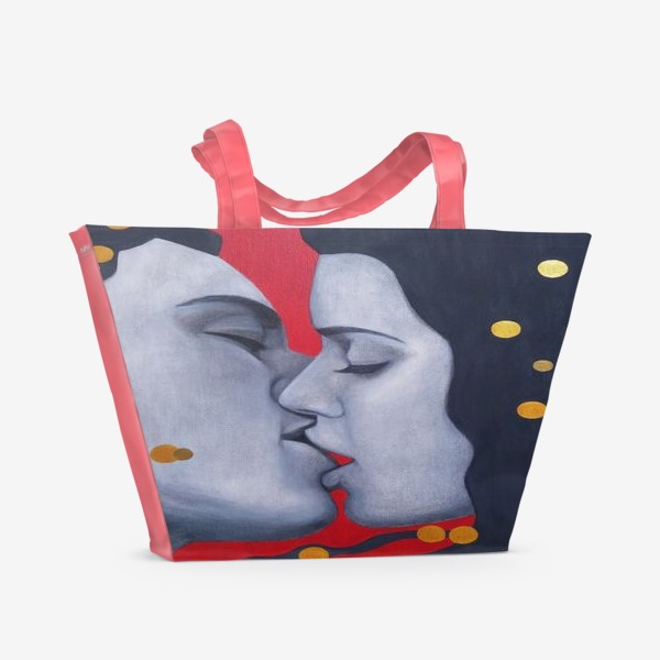 Пляжная сумка «Поцелуй.»