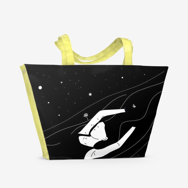 Пляжная сумка «В космическом потоке»