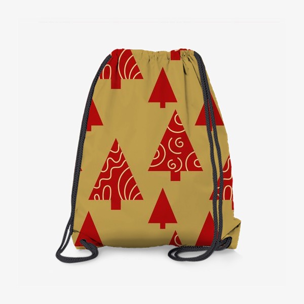 Рюкзак «Красные елочки»
