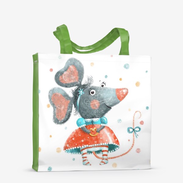 Сумка-шоппер &laquo;Подарок с крысой, символ 2020&raquo;