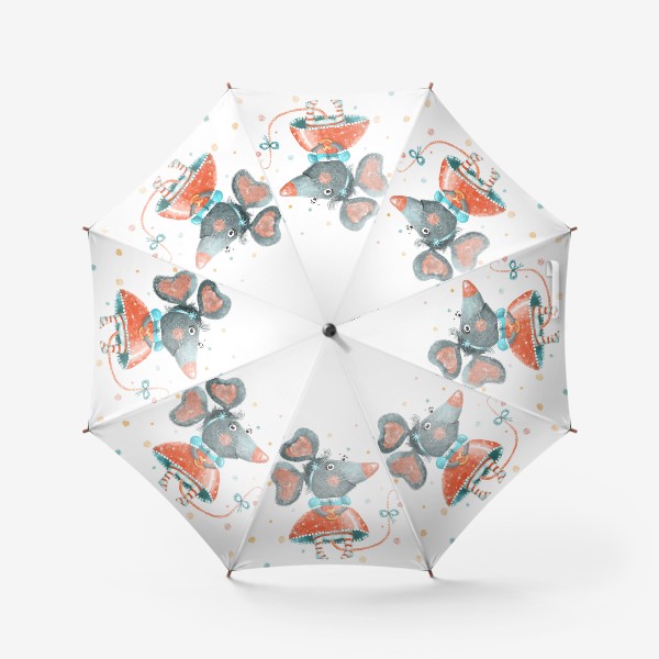 Зонт «Подарок с крысой, символ 2020»