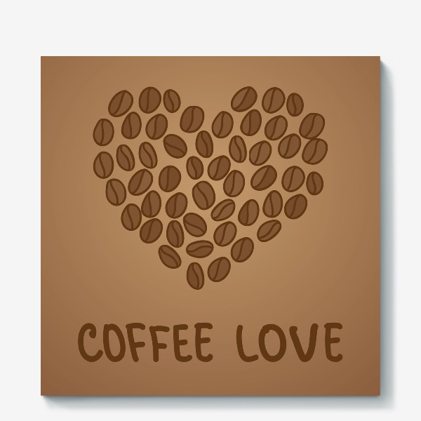 Холст «Coffee love»