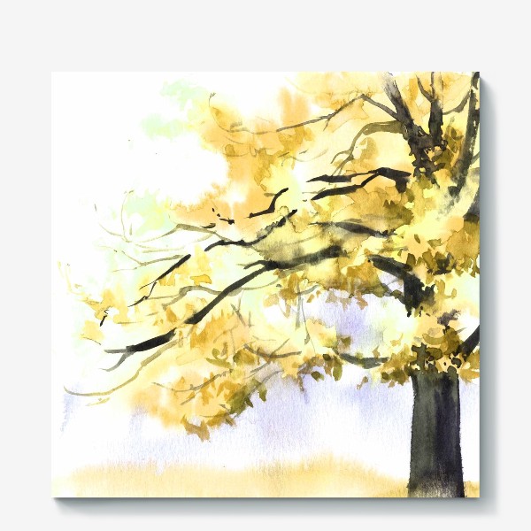Холст «Осеннее дерево.»