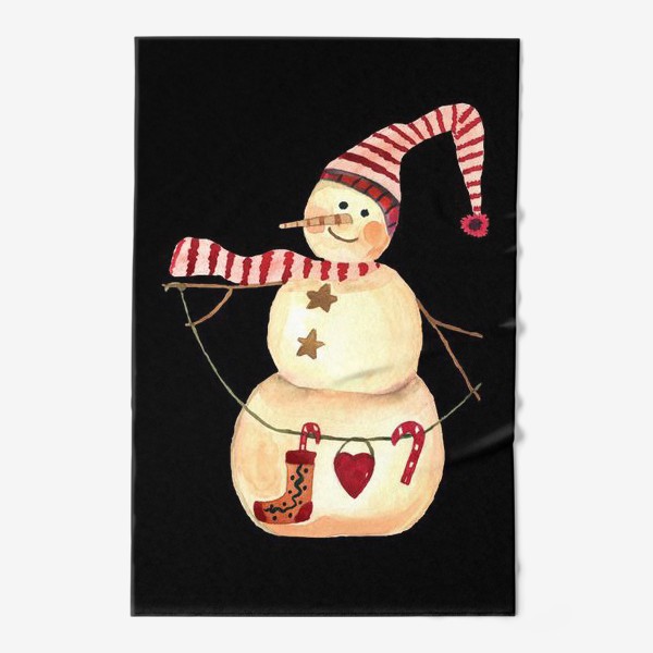 Полотенце &laquo;Vintage snowman&raquo;