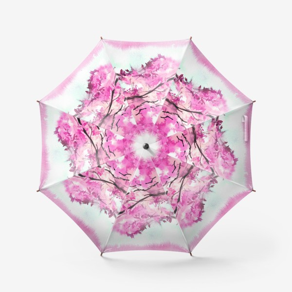 Зонт «Акварель Розовое дерево»