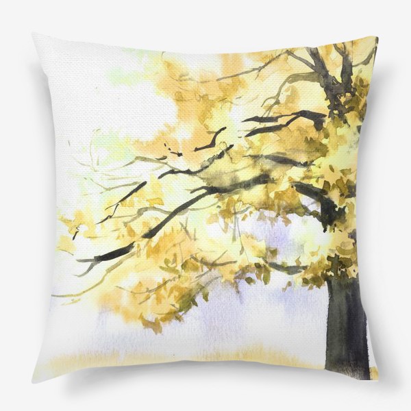Подушка «Осеннее дерево.»