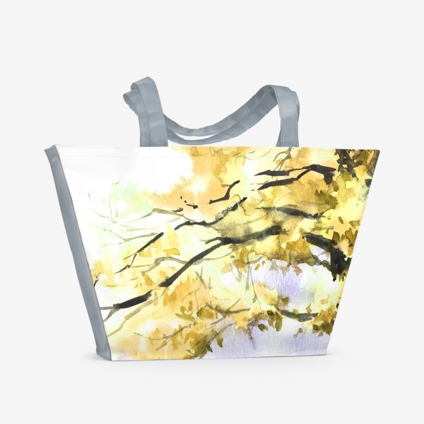 Пляжная сумка «Осеннее дерево.»