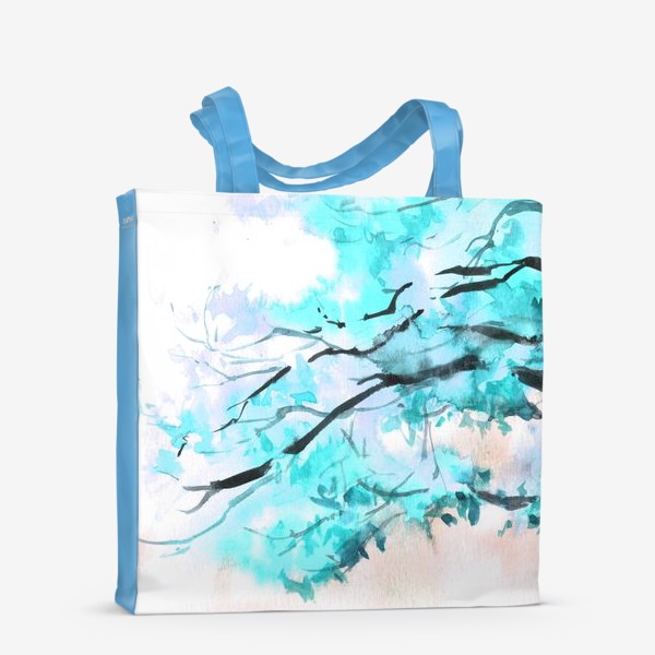 Сумка-шоппер «Голубое дерево»
