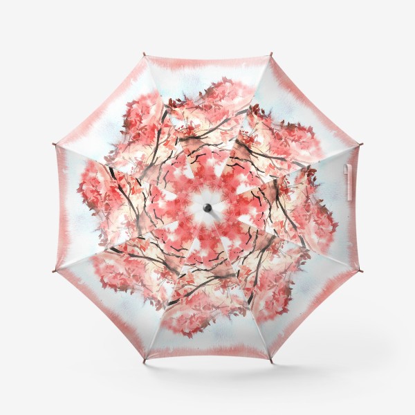 Зонт «Акварель Красное дерево»