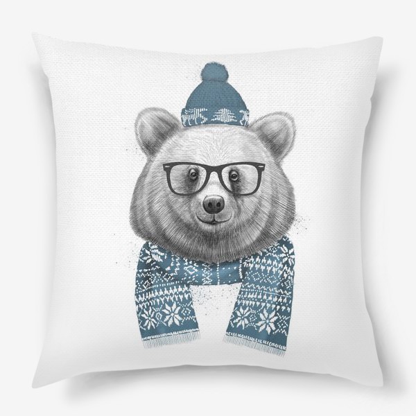 Подушка «Зимний медведь»