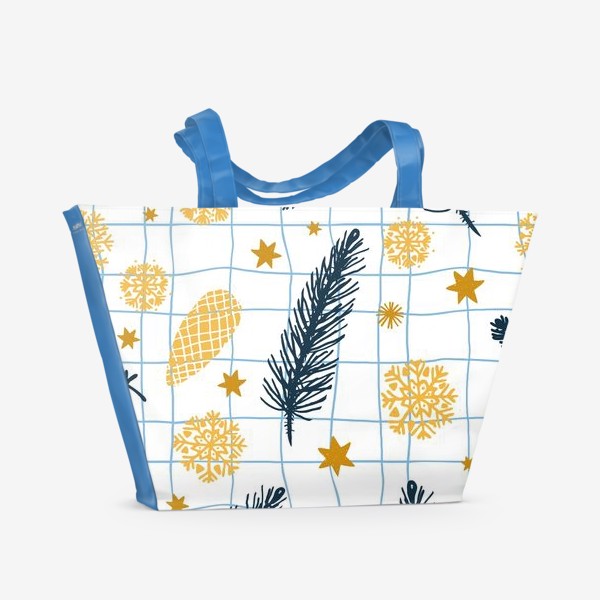 Пляжная сумка «Золотое Рождество»