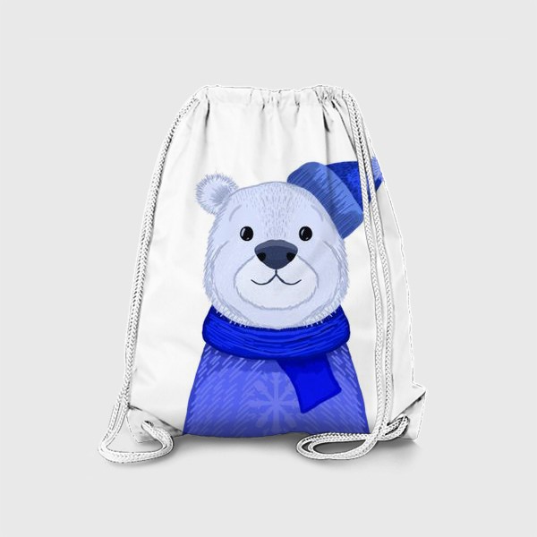 Рюкзак «Медведь в шапке и свитере»
