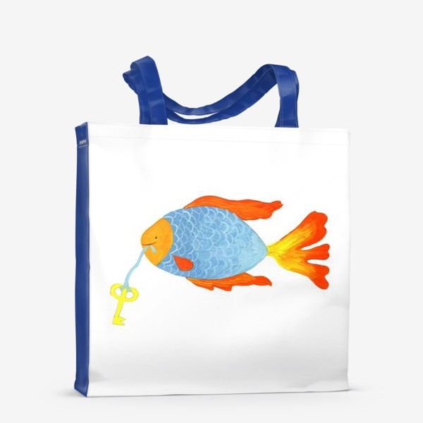 Сумка-шоппер «Рыбка с золотым ключиком»