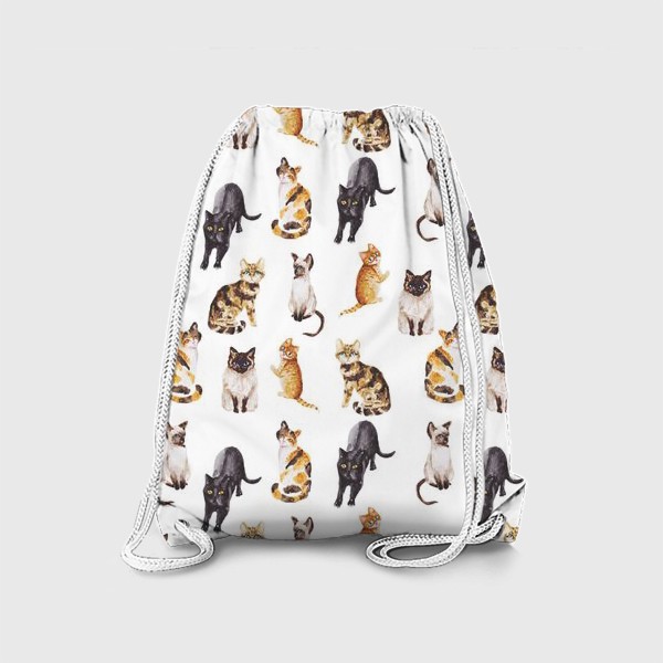 Рюкзак «Акварельные котики»