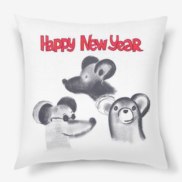 Подушка «Мышкин новый год»