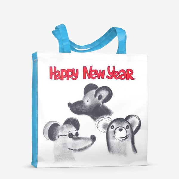 Сумка-шоппер «Мышкин новый год»